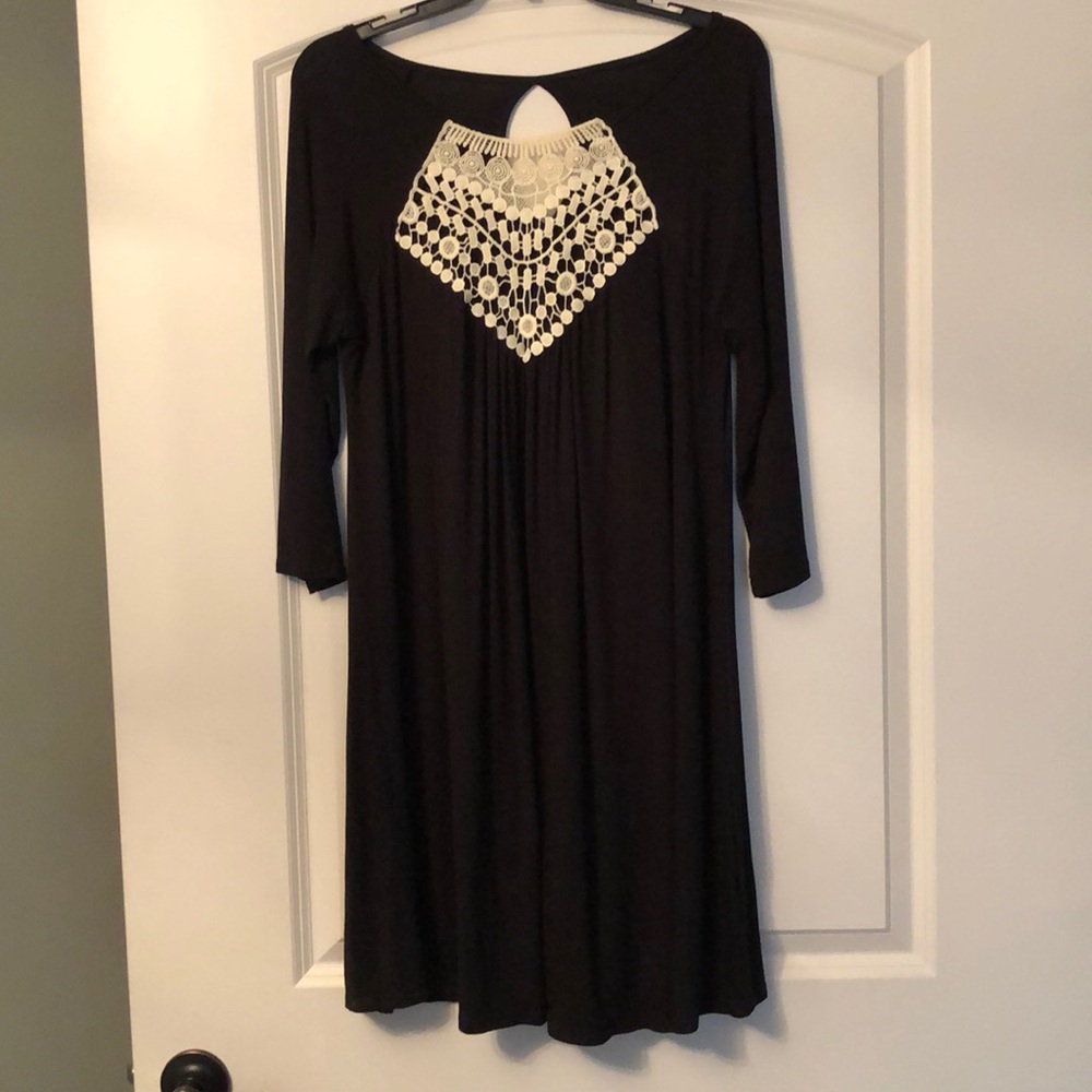 Knit dress cute with leggings and booties!